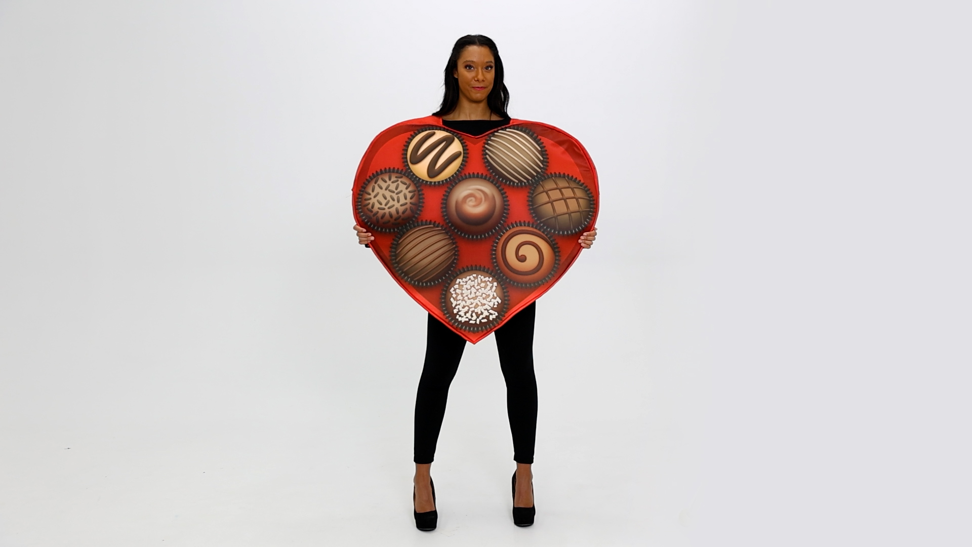 FUN1836AD Heart-Shaped Box of Chocolates Adult Costume